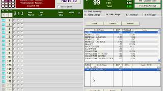 Malaysian snooker system - How to handle snooker counter sales screenshot 1