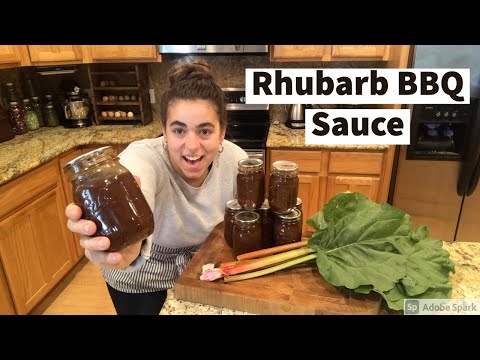 Video: How To Make Rhubarb Barbecue Sauce