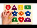 Learn Shapes Puzzle! 🧩 Fun Shape Puzzle Game for Toddlers & Preschool Learning Montessori
