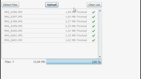 Silverlight Multi File Uploader