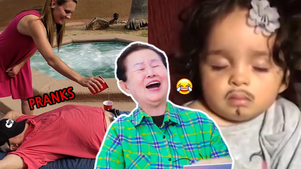 Korean grandma reacts to America's Funniest Home Videos *Try Not To Laugh*