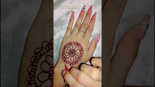 Gol tikki design | mehndi designs | mehndi | Stylish mehndi design |back hand mehndi