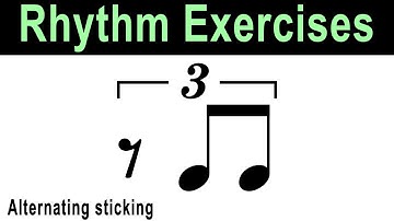 Syncopated Triplet 8th Note Rhythm Exercises @ 80 bpm