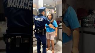 Polícial levou a mamãe