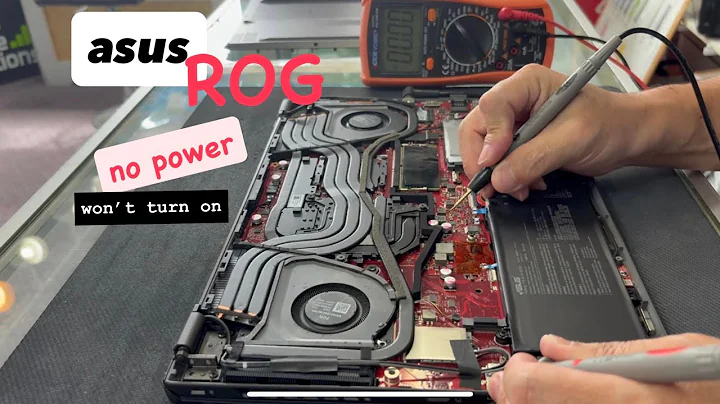 ASUS ROG laptop, no power and won’t turn on repair