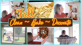 FALL CLEAN, BAKE & DECORATE || 2021 || COZY
