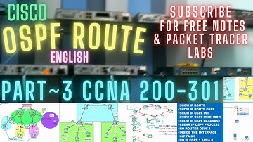 Free CCNA 200 301 OSPF Route Concepts | wild card mask | Course | English | Cisco ospf Theory