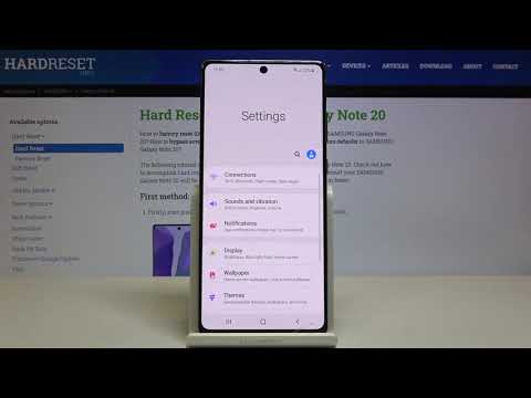 How to Enable Charging Sounds in SAMSUNG Galaxy Note 20 – Customize Sound Settings