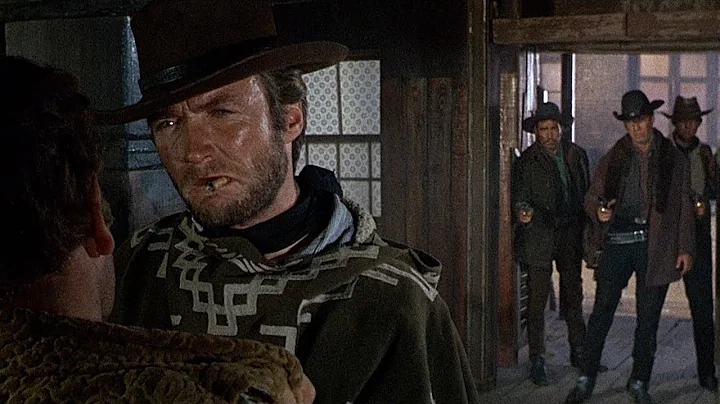For a Few Dollars More - Clint Eastwood's Entrance...