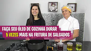 O que fazer para o óleo de fritura durar mais?