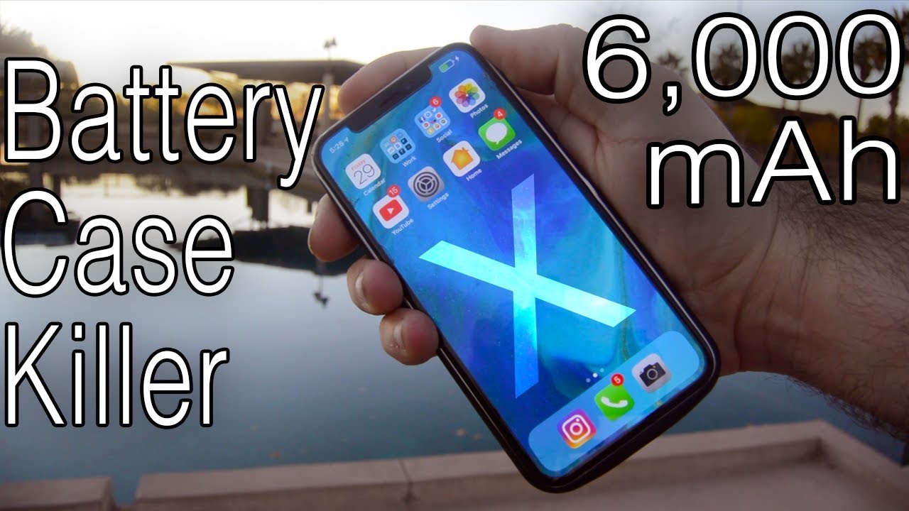 iPhone X 6,000 mAh Battery Case Killer!