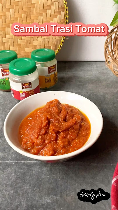 Sambal Trasi Tomat @egafoodindonesia  #sambal #sambel #sambaltrasi  #sambalterasi