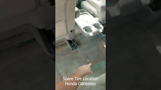 Honda Odyssey Spare Tire Location #automobile #hondaodyssey