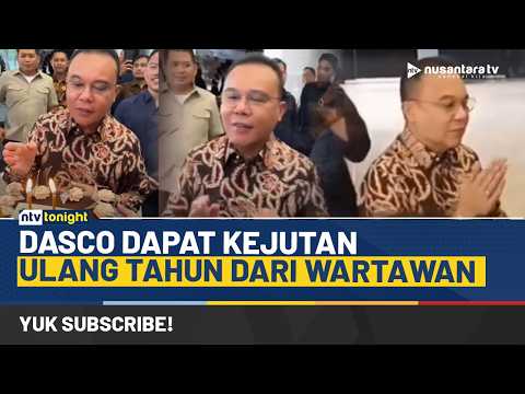 Momen Hangat di Senayan, Dasco Dapat Kejutan Ulang Tahun dari Wartawan | NTV TONIGHT