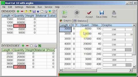 Speed test in Real Cut 1D 9 on a huge data set