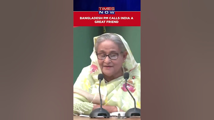 "India Is A Great Friend Of Bangladesh", Says Prime Minister Sheikh Hasina #shorts