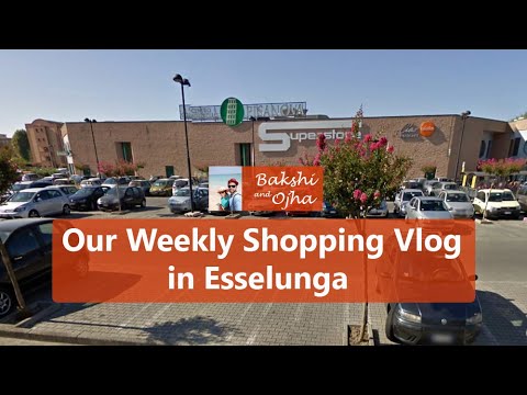 Our Weekly Shopping Vlog in Esselunga Supermarket, Pisa, Italy | Spesa Settimanale