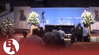 Thousands pay their last respects to George Floyd in a Houston public viewing