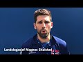 Magnus Skulstad etter kampen mot Slovakia