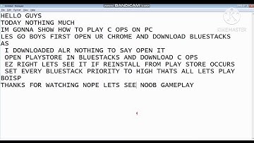 HOW TO PLAY C OPS IN PC OMFGG