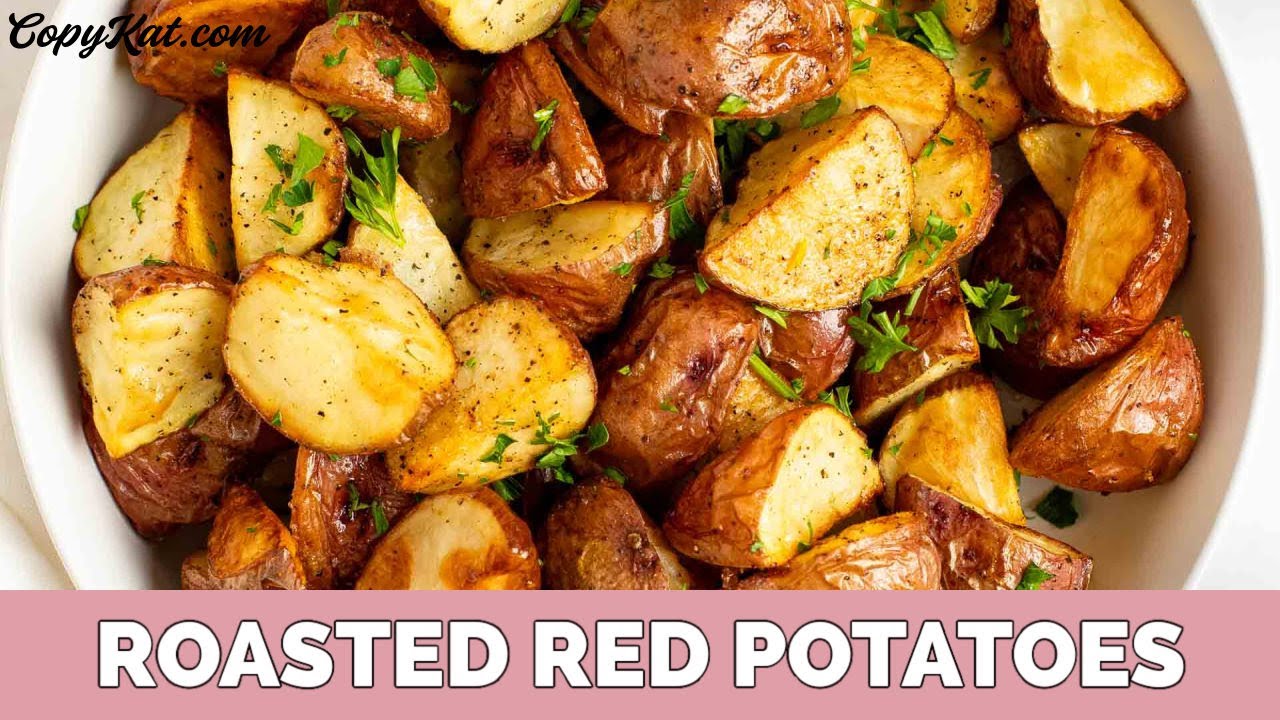 Oven Roasted Red Potatoes {4 Ingredients!} +VIDEO