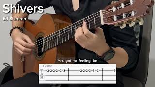 Shivers by Ed Sheeran (EASY Guitar Tab)