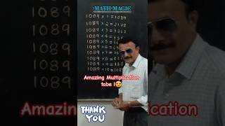 "🔥1089 Multiplication Table SHOCKED Everyone! 🤯 (Math Magic Revealed)"