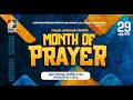 Month of prayer  morning session  29042024