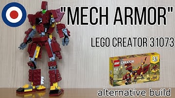LEGO Creator 31073 Alternative build tutorial MECH ARMOR、レゴクリエイター31073をロボットのメカアーマーに組み替え