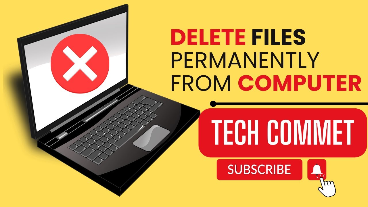 Delete Files Permanently From PC youtube delete files howto 