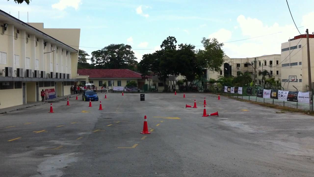 Pop Cones Gymkhana 2012 Rd1 Han Chiang College Subaru Impreza Ver 7