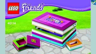 40114 Buildable Jewelry Box LEGO® Friends Manual at the Brickmanuals Instruction Archive