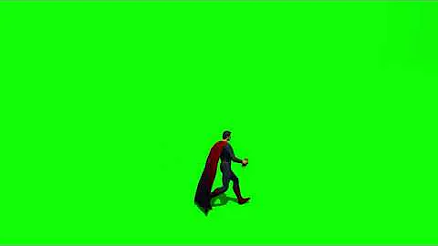 Superman Subscribe button green screen #green_screen #rgb #vfx