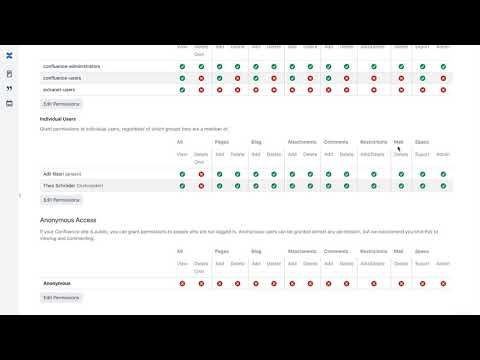 Grant Space Permissions - Learn Atlassian Confluence & Linchpin Intranet #48