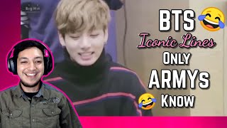 BTS Iconic Lines Only ARMYs Know Reaction