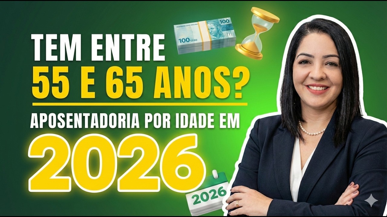 🚨 APOSENTADORIA POR IDADE: 55, 60, 62 OU 65 ANOS? VEJA QUAL VOCÊ TEM DIREITO!