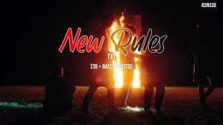 [3D BASS BOOSTED] TXT - New Rules | icons3d