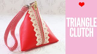 Triangle Pouch PDF Pattern – Sew Lux Fabric