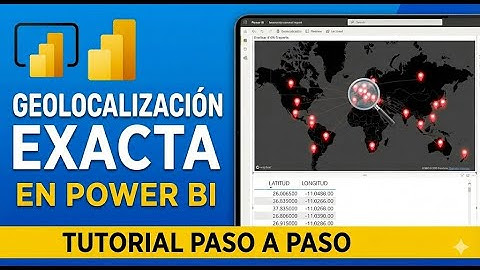 Cómo hacer Mapa con Coordenadas (Latitud y Longitud) en Power BI
