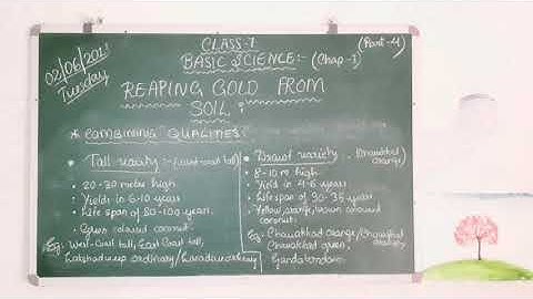 Class 7th // State Syllabus // Basic Science; Chapter-1 // Reaping Gold From Soil // Part-4.