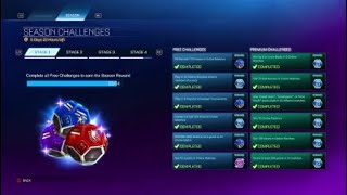 WHAT I GOT FOR COMPLETING ALL THE SEASON CHALLENGES ON ROCKET LEAGUE screenshot 2