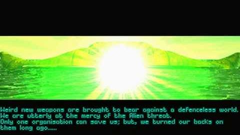 XCOM: Terror From the Deep Intro (Original DOS version)
