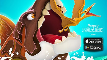 Hungry Shark Primal Android iOS Mobile Gameplay Walkthrough | High End Graphics Survival Mob Game