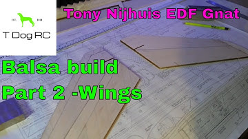Tony Nijhuis 25" EDF Gnat - Balsa scratch build - PART 2
