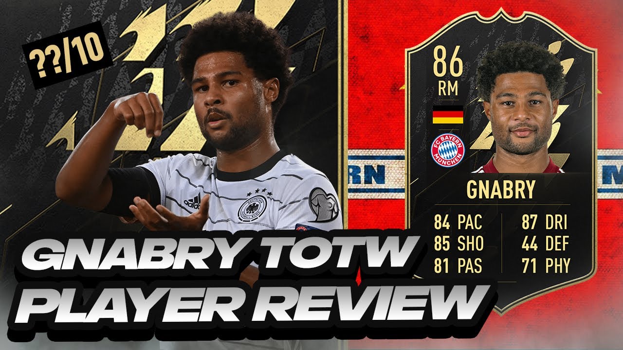 THE CHEAP SANE! ⚡️ 86 INFORM (IF) GNABRY PLAYER REVIEW (TOTW 86 SERGE GNABRY) - FIFA 22
