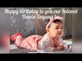 Happy 1st birt.ay  to our beloved tenzin deyang la