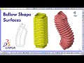 CATIA Surface Design | How to Create a Bellow Shape Surfaces | CATIA V5 GSD Tutorial ⚙️