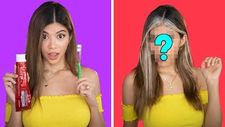 I tried Tik Tok E-Girl Hair with Household Products
