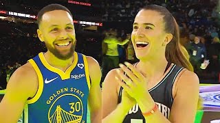 Stephen Curry vs Sabrina Lonescu 3 Point Contest! 2024 NBA 3 Point Contest