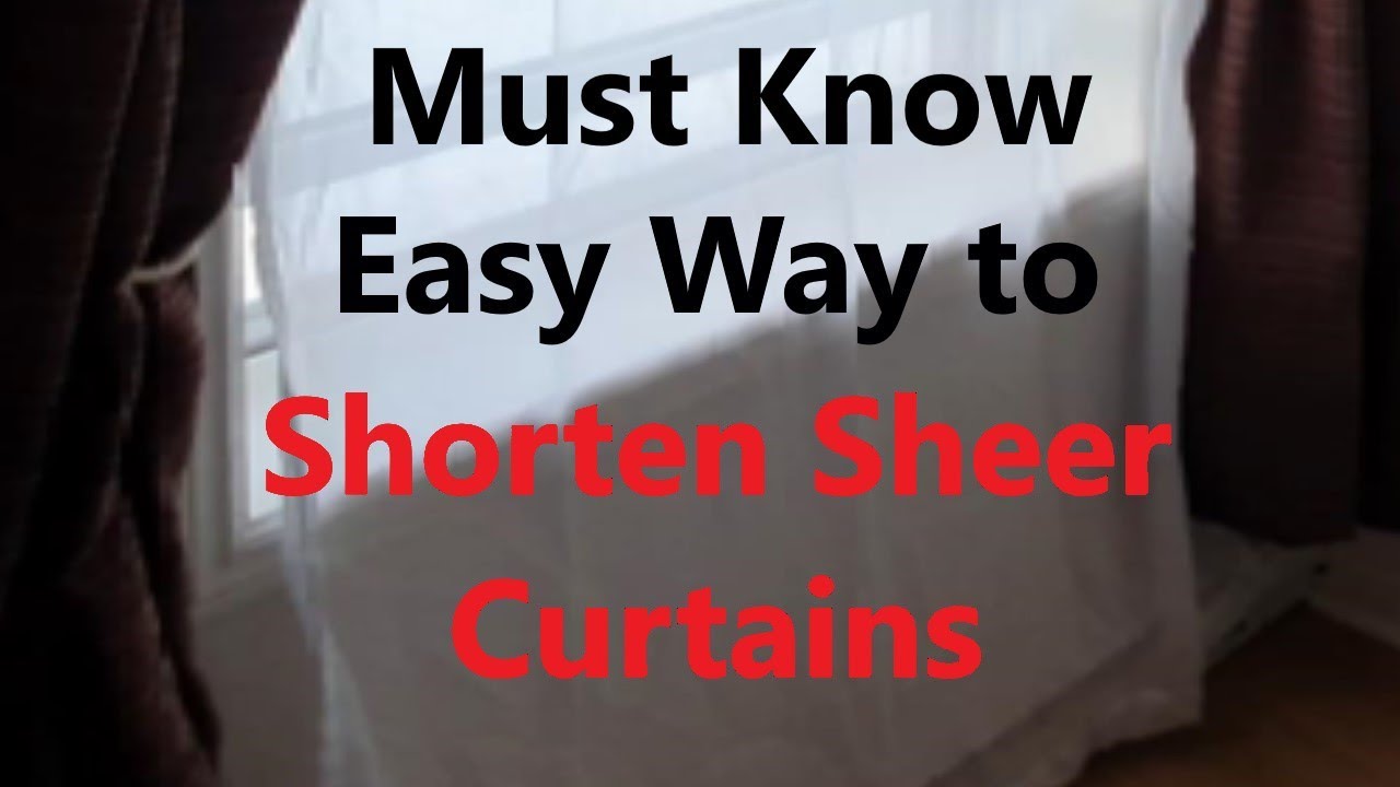 How to Hang & Hem Curtains Without Sewing